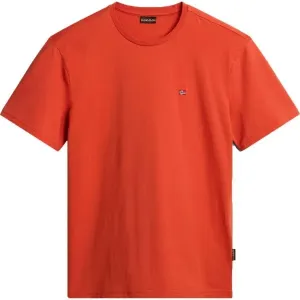 Napapijri SALIS SS SUM Herrenshirt, orange, größe