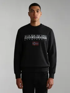 Napapijri B-AYAS C 1 Herren Sweatshirt, schwarz, veľkosť M