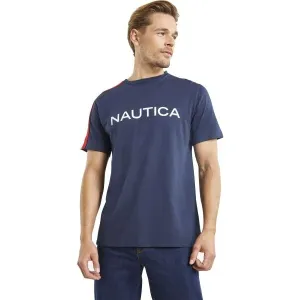 NAUTICA HECKMOND Herren T-Shirt, dunkelblau, größe