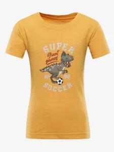 NAX JULEO Kindershirt, gelb, veľkosť 104-110