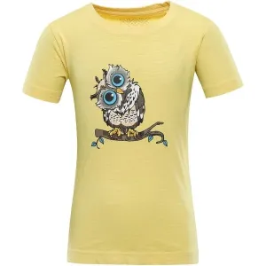 NAX JULEO Kindershirt, gelb, veľkosť 128-134