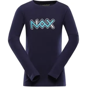 NAX PRALANO Kindershirt, dunkelblau, veľkosť 104-110