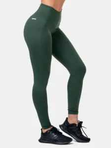 Nebbia Classic Hero High-Waist Leggings Dark Green S Fitness Hose