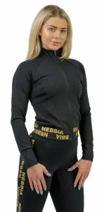 Nebbia Zip-Up Jacket INTENSE Warm-Up Black/Gold L Trainingspullover