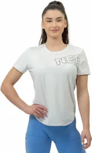 Nebbia FIT Activewear Functional T-shirt with Short Sleeves White L Fitness T-Shirt