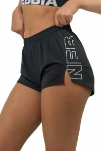 Nebbia FIT Activewear Smart Pocket Shorts Black M Fitness Hose