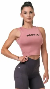 Nebbia Fit Sporty Tank Top Old Rose XS Fitness T-Shirt