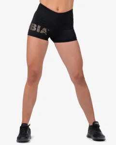 Nebbia Gold Print Shorts Black XS Fitness Hose