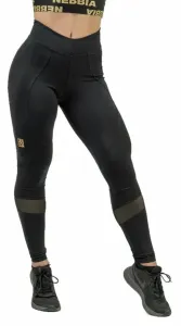 Nebbia High Waist Push-Up Leggings INTENSE Heart-Shaped Black/Gold L Fitness Hose