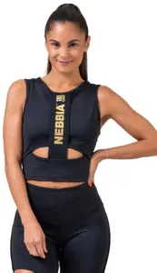 Nebbia Honey Bunny Crop Top Schwarz XS Fitness T-Shirt