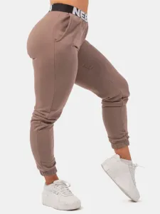 Nebbia Iconic Mid-Waist Sweatpants Brown S Fitness Hose