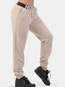 Nebbia Iconic Mid-Waist Sweatpants Cream L Fitness Hose