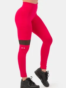 Nebbia Sporty Smart Pocket High-Waist Leggings Pink L Fitness Hose