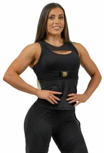 Nebbia Compression Top INTENSE Ultra Black/Gold S Fitness Unterwäsche