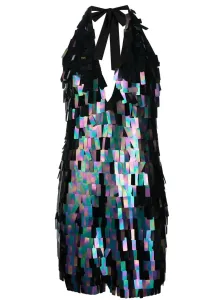 THE NEW ARRIVALS BY ILKYAZ OZEL - Fringe Sequin Mini Dress