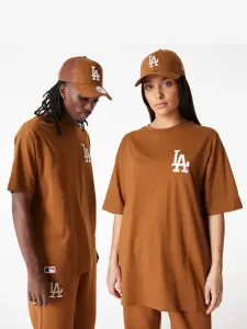 New Era LA Dodgers League Essential T-Shirt Braun