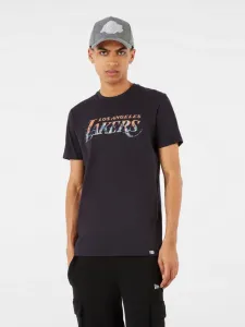 New Era LA Lakers Graphic Logo T-Shirt Blau