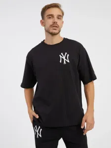 New Era MLB ESSENTIALS LC OS TEE NEYYAN Herrenshirt, schwarz, veľkosť S