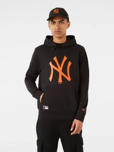 New York Yankees MLB Seasonal Team Logo Black/Orange L Kapuzenpullover