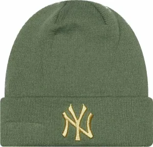 New York Yankees MLB Women's Metallic Logo Beanie Green UNI Mütze