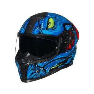 Nexx Sx.100R Abisal Blue Neon Full Face Helmet XL