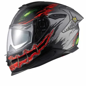 Nexx Y.100R Night Rider Titanium Matt Full Face Helmet Größe L