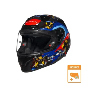 Nexx X.R3R Izo Blue Red Full Face Helmet L