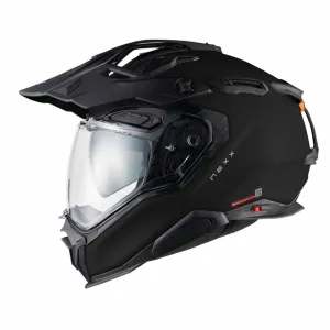 Nexx X.WED3 Plain Black Matt Adventure Helmet Größe XS