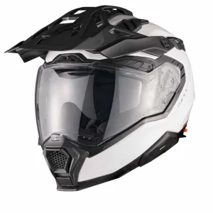 Nexx X.WED3 Plain White Pearl Adventure Helmet Größe M