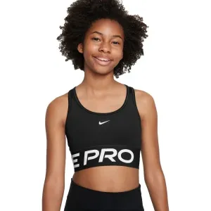 Nike PRO SWOOSH Mädchen Sport BH, schwarz, veľkosť S