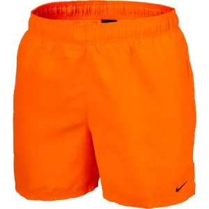 Nike ESSENTIAL SCOOP Herren Badeshorts, orange, veľkosť XS