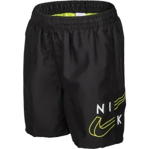 Nike SPLIT LOGO LAP Badeshorts für Jungs, schwarz, veľkosť L
