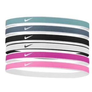 Nike TIPPED SWOOSH SPORT HEADBANDS 6PK 2.0 Stirnband, farbmix, veľkosť UNI