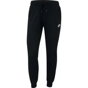 Nike NSW ESSNTL PANT REG FLC Damen Trainingshose, schwarz, veľkosť XL