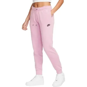 Nike NSW ESSNTL PANT REG FLC MR Trainingshose für Damen, rosa, größe