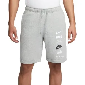 Nike CLUB+ FT SHORT MLOGO Herrenshorts, grau, größe