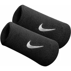 Nike SWOOSH DOUBLEWIDE WRISTBAND Schweißband, schwarz, größe UNI