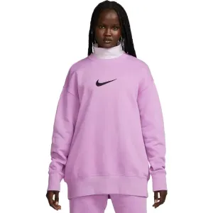 Nike NSW FLC OS CREW MS Damen Sweatshirt, violett, größe #1268266
