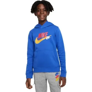 Nike NSW SI FLC PO HOODIE BB Jungen Sweatshirt, blau, veľkosť S