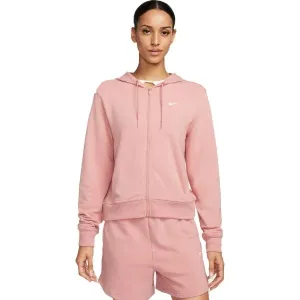 Nike ONE DF FZ HOODIE LBR Damen Sweatshirt, rosa, veľkosť S