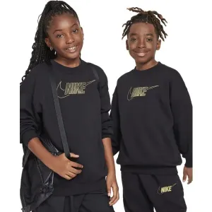 Nike SPORTSWEAR CLUB FLEECE Kinder Sweatshirt, schwarz, veľkosť XL
