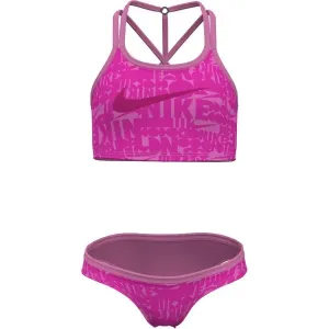 Nike RETRO FLOW Mädchen Bikini, rosa, größe