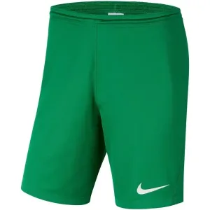 Nike DRI-FIT PARK 3 JR TQO Fußballshorts für Jungs, grün, größe