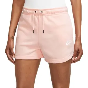 Nike NSW ESSNTL SHORT FT W Damen Sportshorts, rosa, veľkosť L