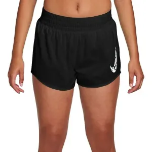 Nike ONE SWOOSH Damen-Laufshorts, schwarz, größe