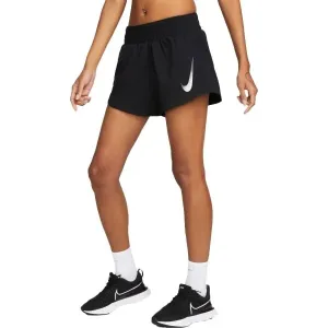 Nike SWOOSH SHORT VENEER VERS Damenshorts, schwarz, größe