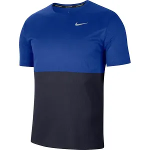 Nike BREATHE Herren Laufshirt, blau, veľkosť XL