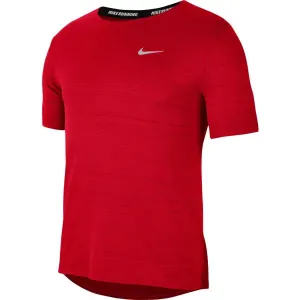 Nike DRI-FIT MILER Herren Laufshirt, rot, größe XL