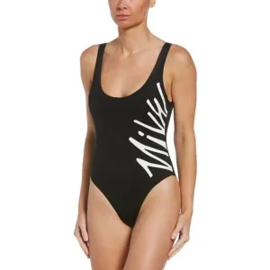 Nike MULTI LOGO Damen Badeanzug, schwarz, größe #147443
