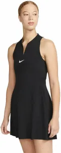 Nike Dri-Fit Advantage Womens Tennis Dress Black/White L Tenniskleid